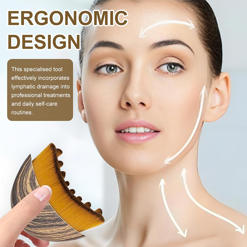 Skincare Viral Tiktok - New Lymphatic Contour Facial Brush For