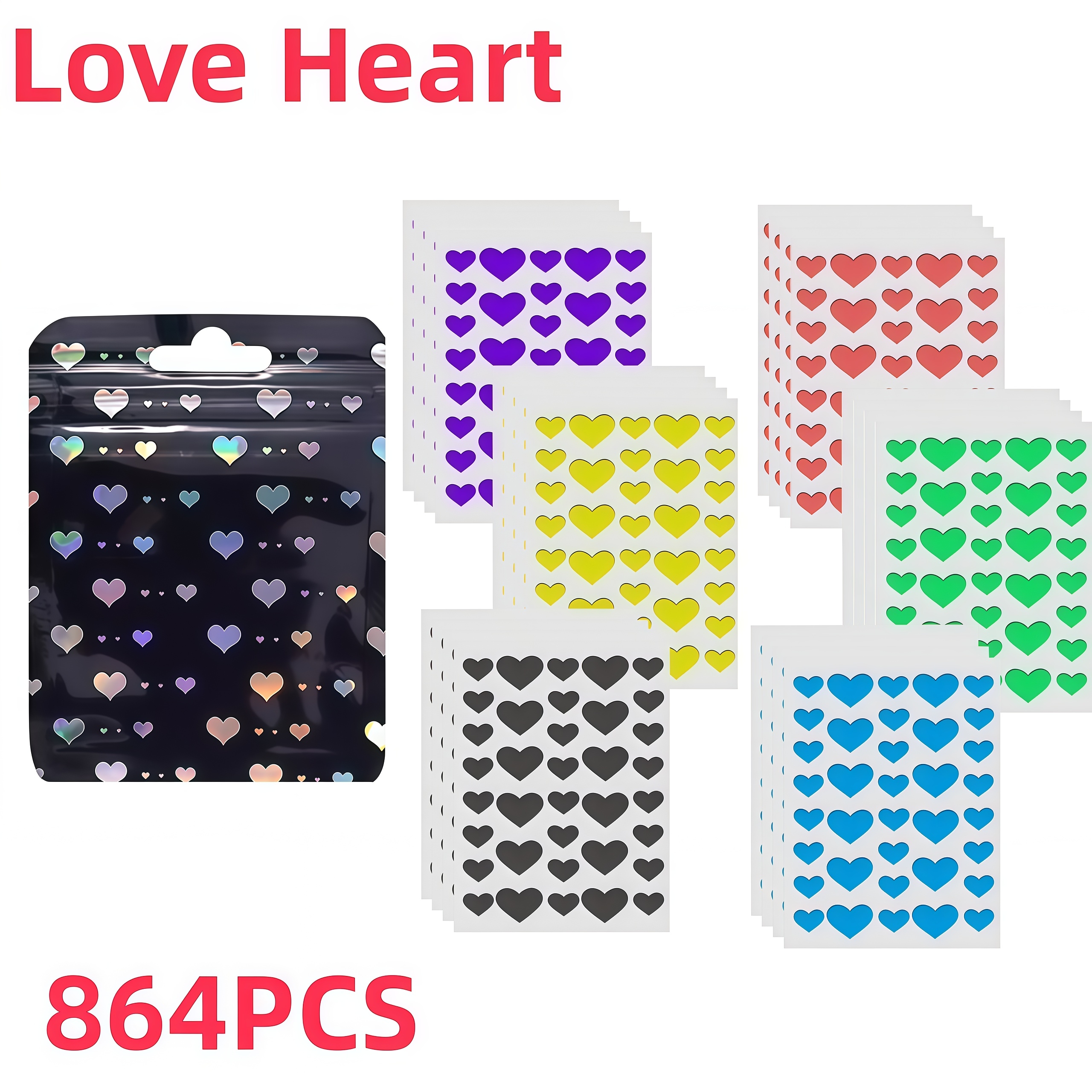 Skincare You - 864PCS Cute Heart Shape Pimple Patch