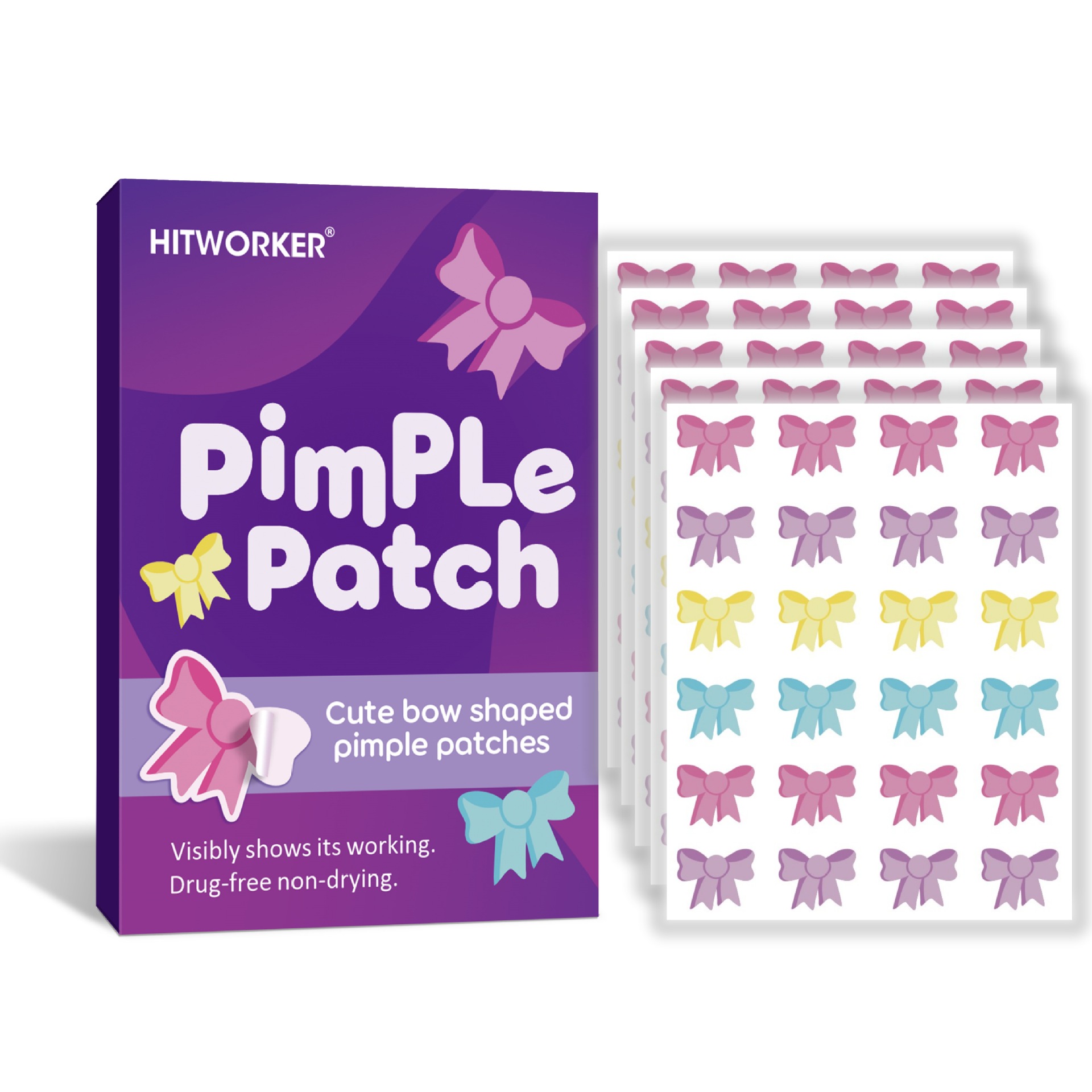 120Pcs Bow Shaped Acne Pimple  - Skincare You 리뷰 및 가격