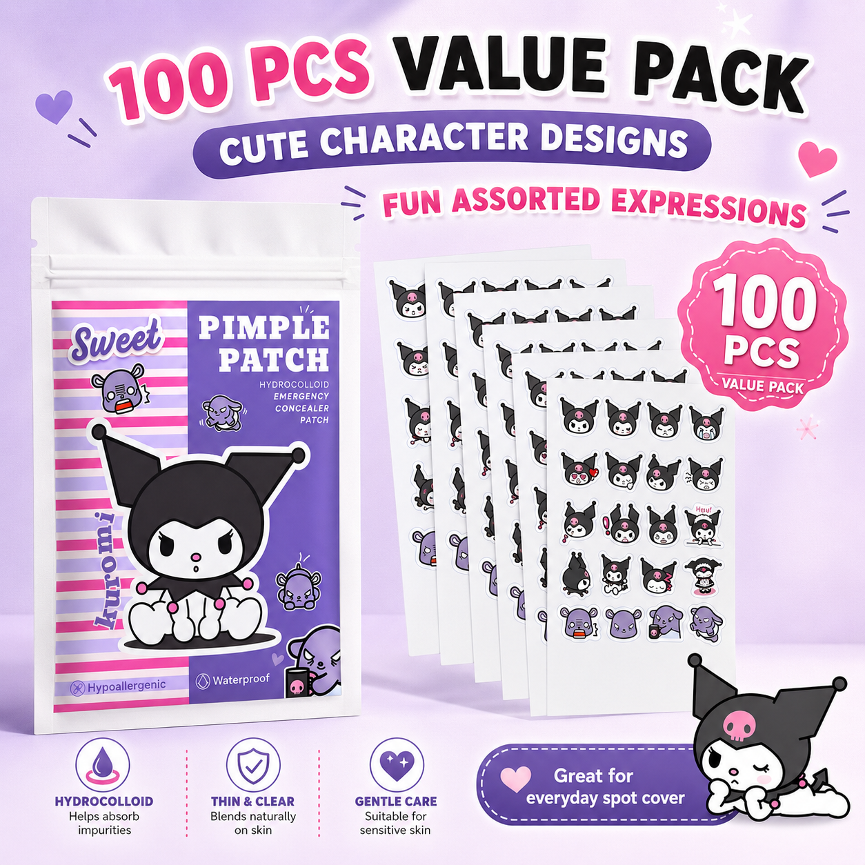 Hello Kitty Cute Pimple Patche - Skincare You 리뷰 및 가격