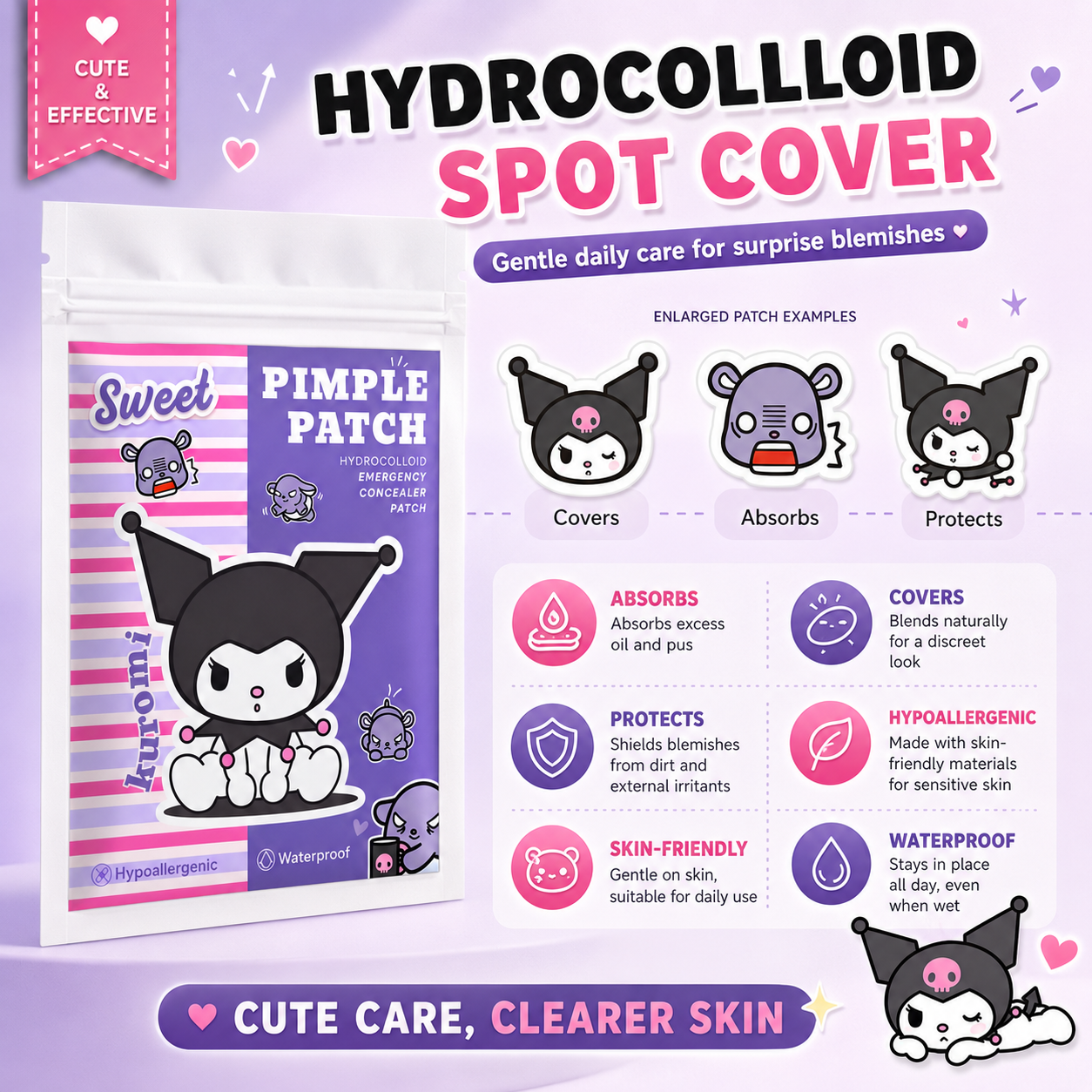 Hello Kitty Cute Pimple Patche - Skincare You 리뷰 및 가격