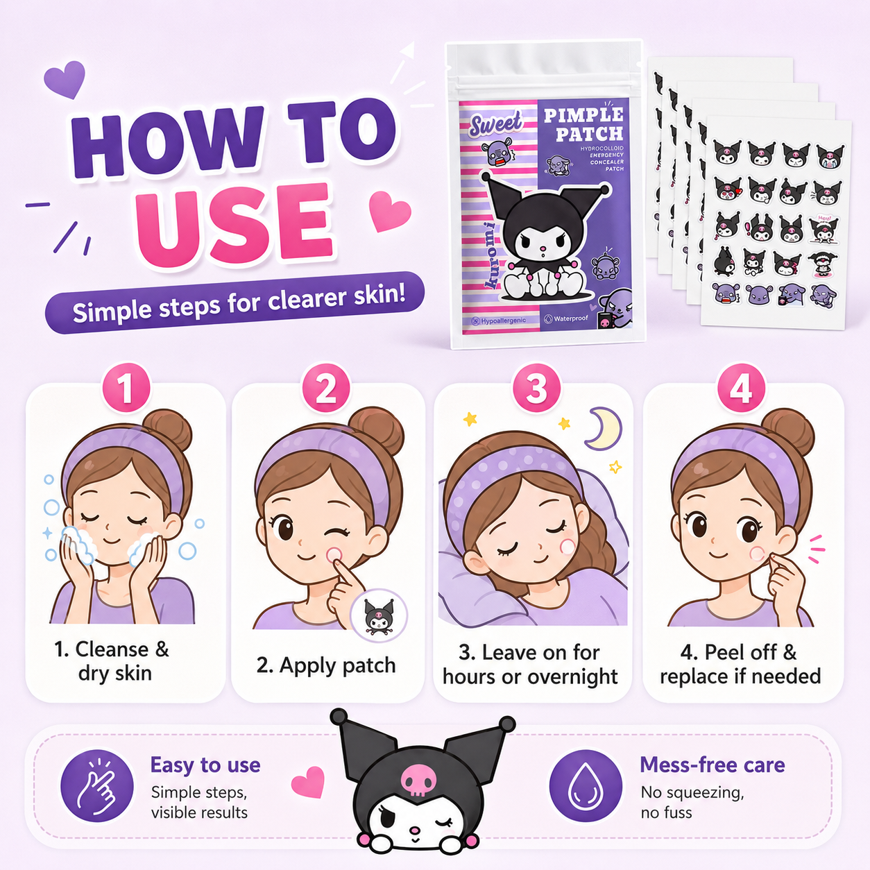 Hello Kitty Cute Pimple Patche - Skincare You 리뷰 및 가격