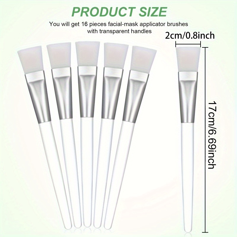 5pcs Soft Facial Mask Brush wi - Skincare Viral Tiktok 리뷰 및 가격