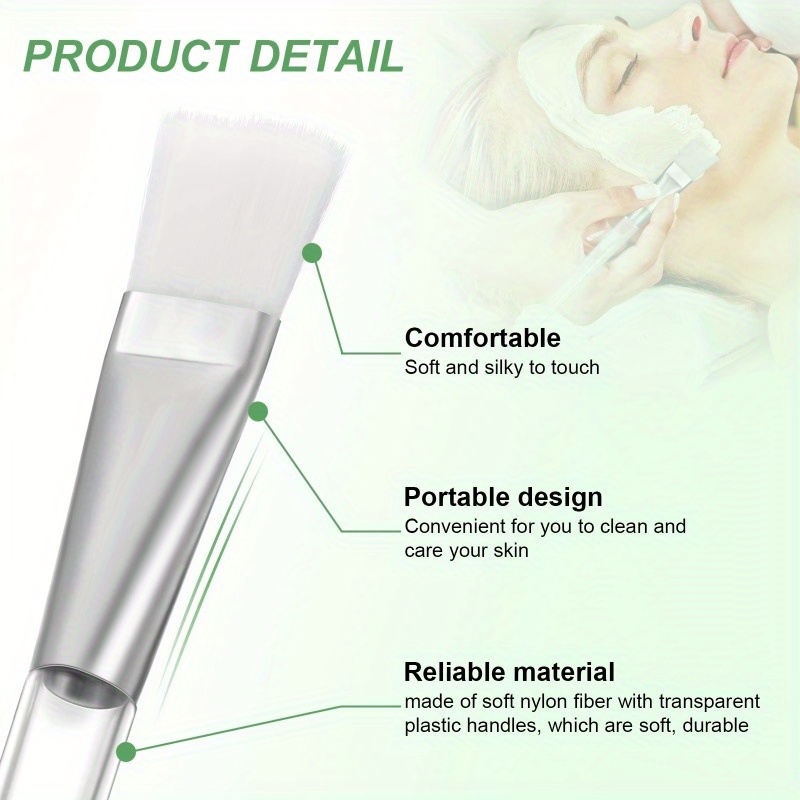 5pcs Soft Facial Mask Brush wi - Skincare Viral Tiktok 리뷰 및 가격