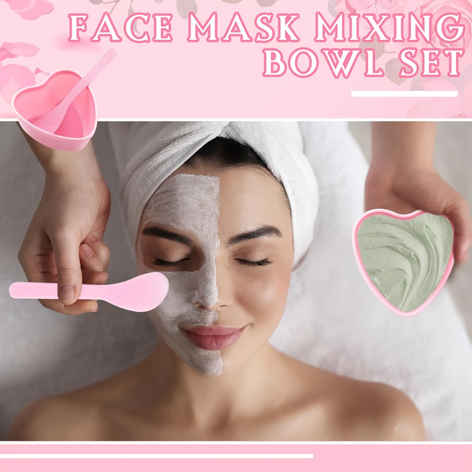6-piece Pink Heart Shaped Faci - Skincare Viral Tiktok 리뷰 및 가격