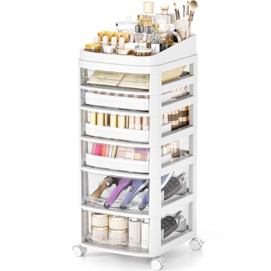 Rolling Cart with 6 Drawers Cl - Skincare You 리뷰 및 가격