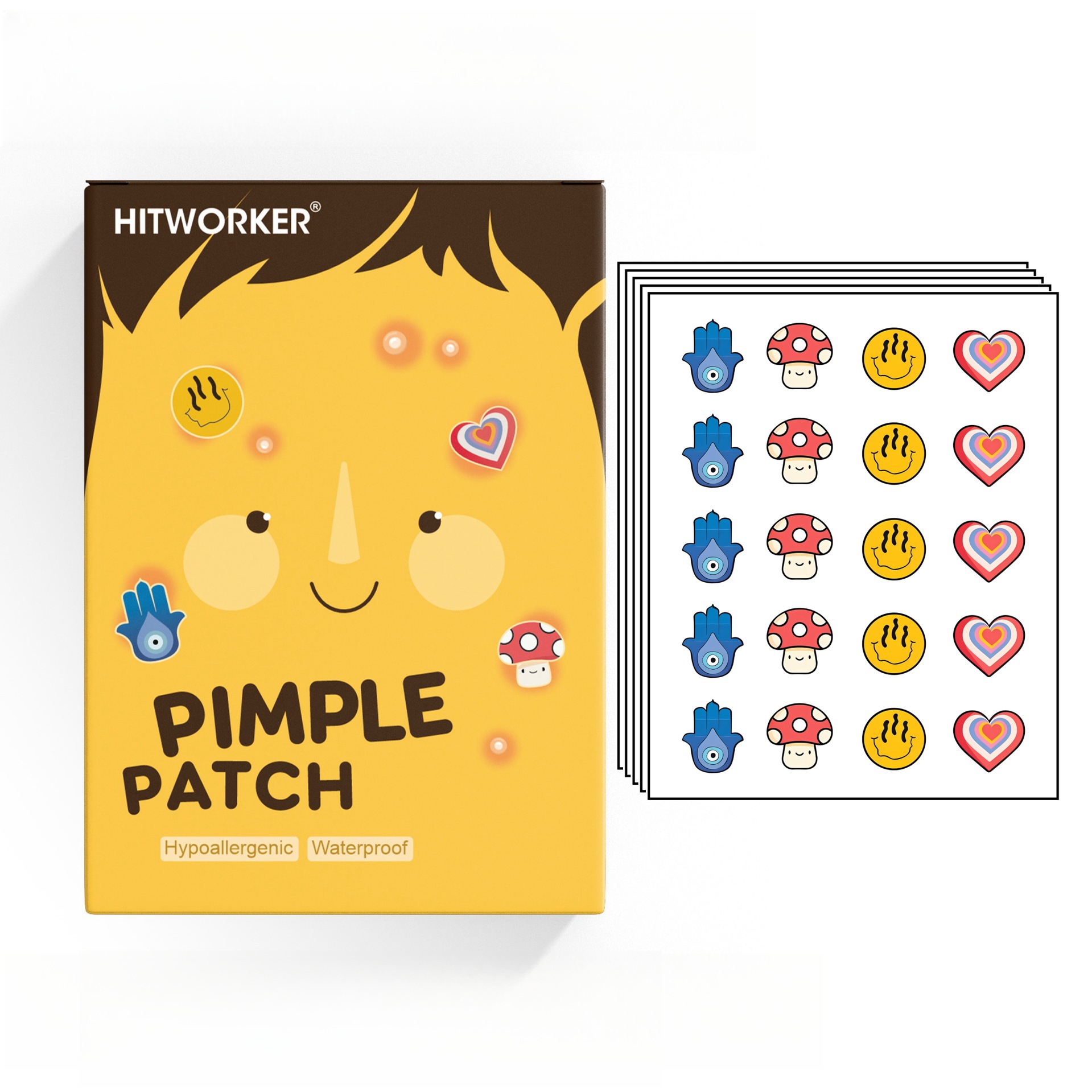 100Pcs Cute 4 Shapes Acne Pimp - Skincare You 리뷰 및 가격