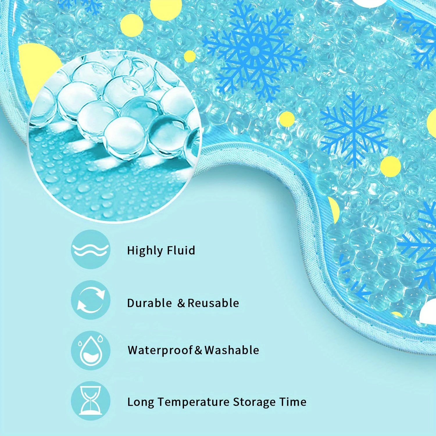 Cooling Eye Mask with Gel Bead - Skincare Viral Tiktok 리뷰 및 가격